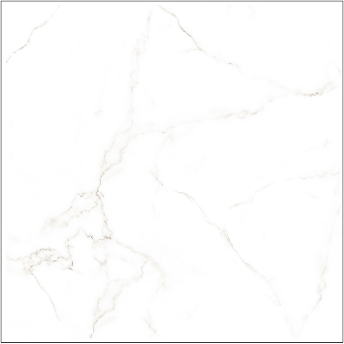 Piso Polido Carrara Bianco de 75 x 75cm Lume